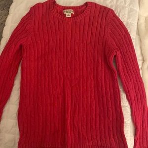 Cable knit sweater